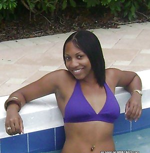 Ebony at Pool Pictures